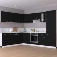 Vidaxl Oven Cabinet Black 23.6X18.1X32.1 Engineered Wood