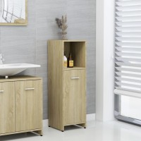 Vidaxl Bathroom Cabinet Sonoma Oak 11.8X11.8X37.4 Engineered Wood