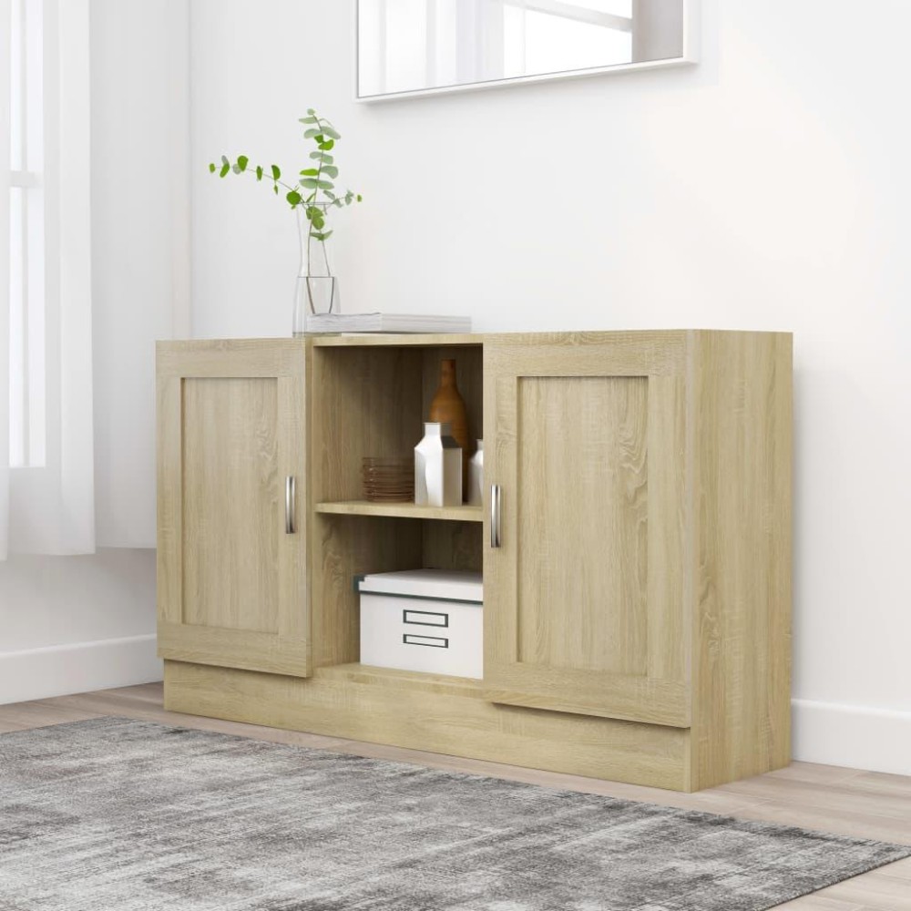 Vidaxl Sideboard Sonoma Oak 47.2X12X27.6 Engineered Wood