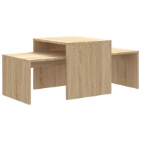 vidaXL Coffee Table Set Sonoma Oak 39.4