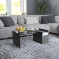 vidaXL Coffee Table Gray 35.4