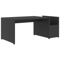 vidaXL Coffee Table Gray 35.4