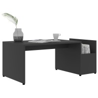 vidaXL Coffee Table Gray 35.4