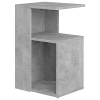 vidaXL Side Table Concrete Gray 14.2