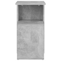 vidaXL Side Table Concrete Gray 14.2