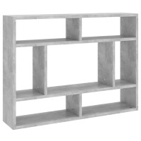 vidaXL Wall Shelf Concrete Gray 29.5