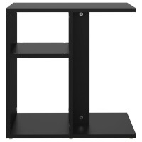 vidaXL Side Table Black 19.7