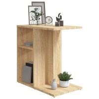 vidaXL Side Table Sonoma Oak 19.7