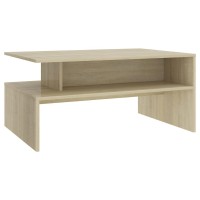 vidaXL Coffee Table Sonoma Oak 35.4