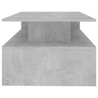 vidaXL Coffee Table Concrete Gray 35.4