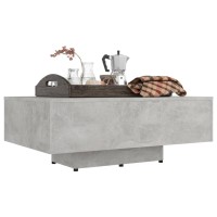 vidaXL Coffee Table Concrete Gray 33.5