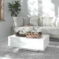 vidaXL Coffee Table High Gloss White 33.5