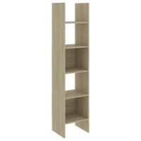 Vidaxl Book Cabinet Sonoma Oak 15.7X13.8X70.9 Engineered Wood