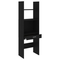 Vidaxl Book Cabinet Black 23.6X13.8X70.9 Engineered Wood