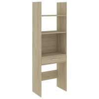 Vidaxl Book Cabinet Sonoma Oak 23.6X13.8X70.9 Engineered Wood