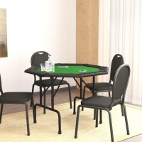 vidaXL 8-Player Folding Poker Table Green 42.5