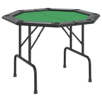 vidaXL 8-Player Folding Poker Table Green 42.5