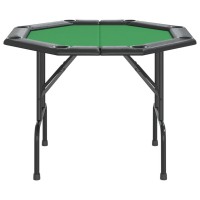 vidaXL 8-Player Folding Poker Table Green 42.5