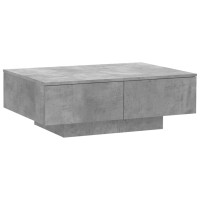 vidaXL Coffee Table Concrete Gray 35.4