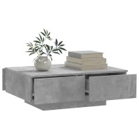 vidaXL Coffee Table Concrete Gray 35.4