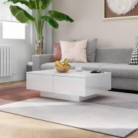 vidaXL Coffee Table High Gloss White 35.4