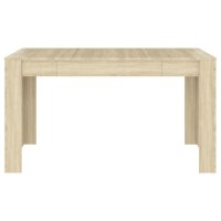 vidaXL Dining Table Sonoma Oak 55.1