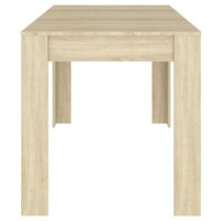 vidaXL Dining Table Sonoma Oak 55.1