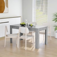 vidaXL Dining Table Concrete Gray 55.1