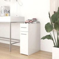 vidaXL Apothecary Cabinet White 7.9