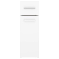 vidaXL Apothecary Cabinet White 7.9