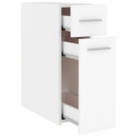 vidaXL Apothecary Cabinet White 7.9