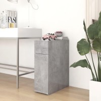 vidaXL Apothecary Cabinet Concrete Gray 7.9