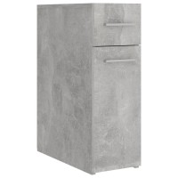 vidaXL Apothecary Cabinet Concrete Gray 7.9