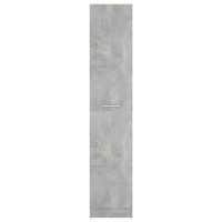 vidaXL Apothecary Cabinet Concrete Gray 11.8