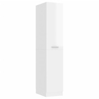 vidaXL Apothecary Cabinet High Gloss White 11.8