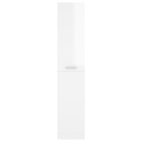 vidaXL Apothecary Cabinet High Gloss White 11.8