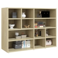 Vidaxl Side Cabinet Sonoma Oak 38.2X12.6X28.3 Engineered Wood