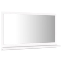 vidaXL Bathroom Mirror White 23.6