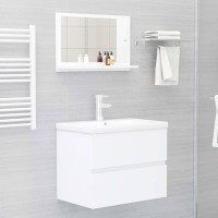 vidaXL Bathroom Mirror White 23.6