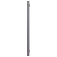 vidaXL Bathroom Mirror High Gloss Gray 23.6