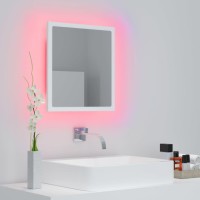 vidaXL LED Bathroom Mirror White 15.7