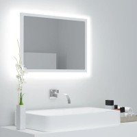 vidaXL LED Bathroom Mirror White 23.6