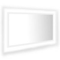 vidaXL LED Bathroom Mirror White 31.5