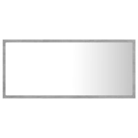 vidaXL LED Bathroom Mirror Concrete Gray 35.4