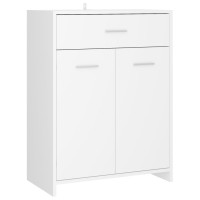 Vidaxl Bathroom Cabinet White 23.6X13X31.5 Engineered Wood