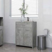 Vidaxl Bathroom Cabinet Concrete Gray 23.6X13X31.5 Engineered Wood