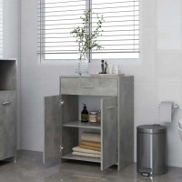 Vidaxl Bathroom Cabinet Concrete Gray 23.6X13X31.5 Engineered Wood