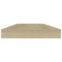 Vidaxl Bookshelf Boards 4 Pcs Sonoma Oak 15.7X3.9X0.6 Engineered Wood