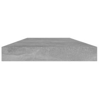 vidaXL Bookshelf Boards 4 pcs Concrete Gray 15.7