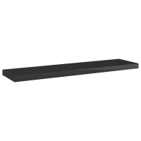 Vidaxl Bookshelf Boards 4 Pcs High Gloss Black 15.7X3.9X0.6 Engineered Wood